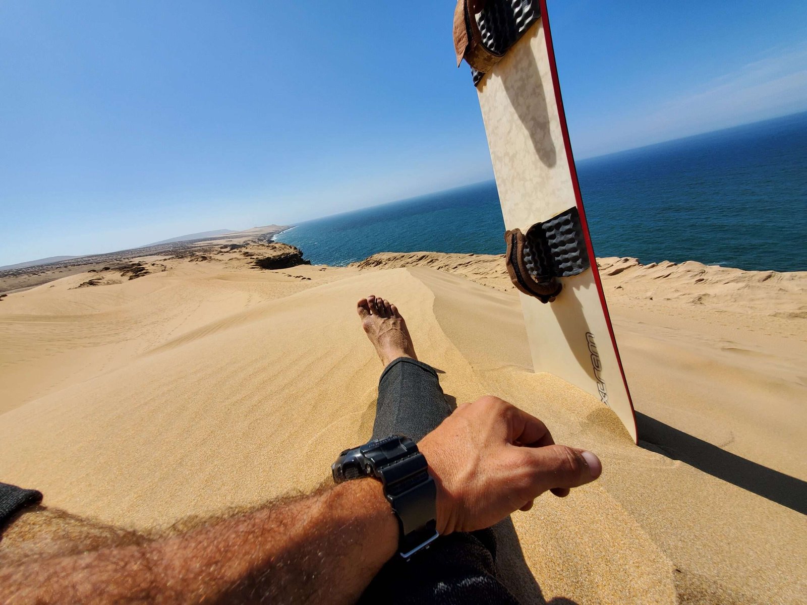 Sandboarding in Agadir